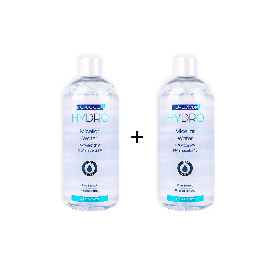Novaclear Hydro Micellar Water 400ml 1+1 Bundle