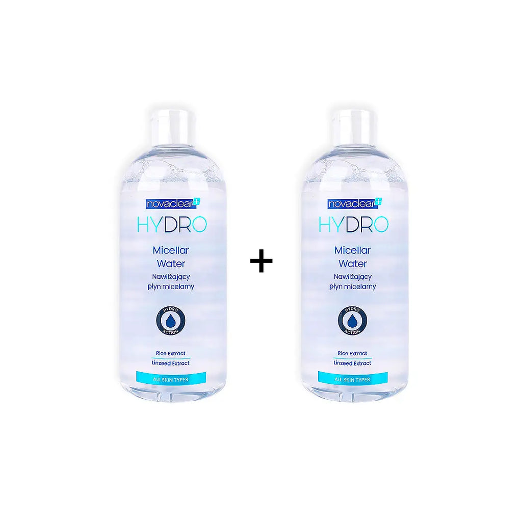 Novaclear Hydro Micellar Water 400ml 1+1 Bundle