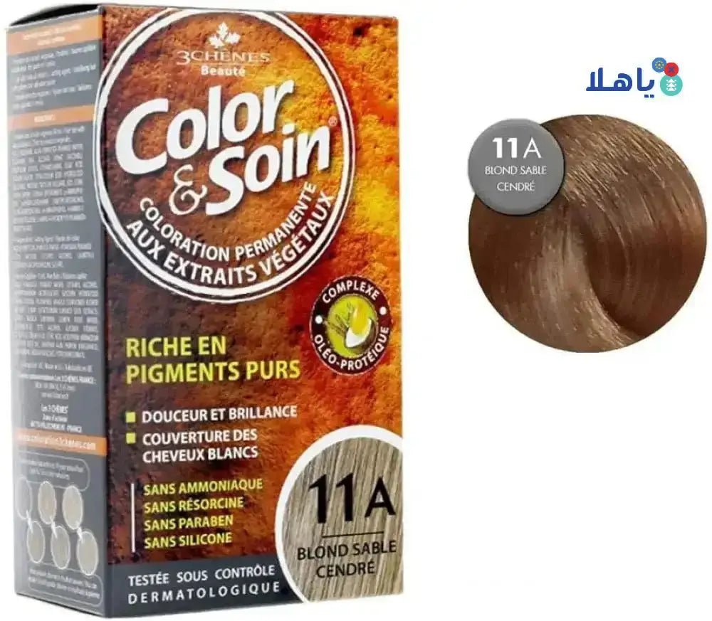 3Chenes Dye - 3Chenes Color & Soin Hair Blond Sable Color - 11A - Pharmazone - 