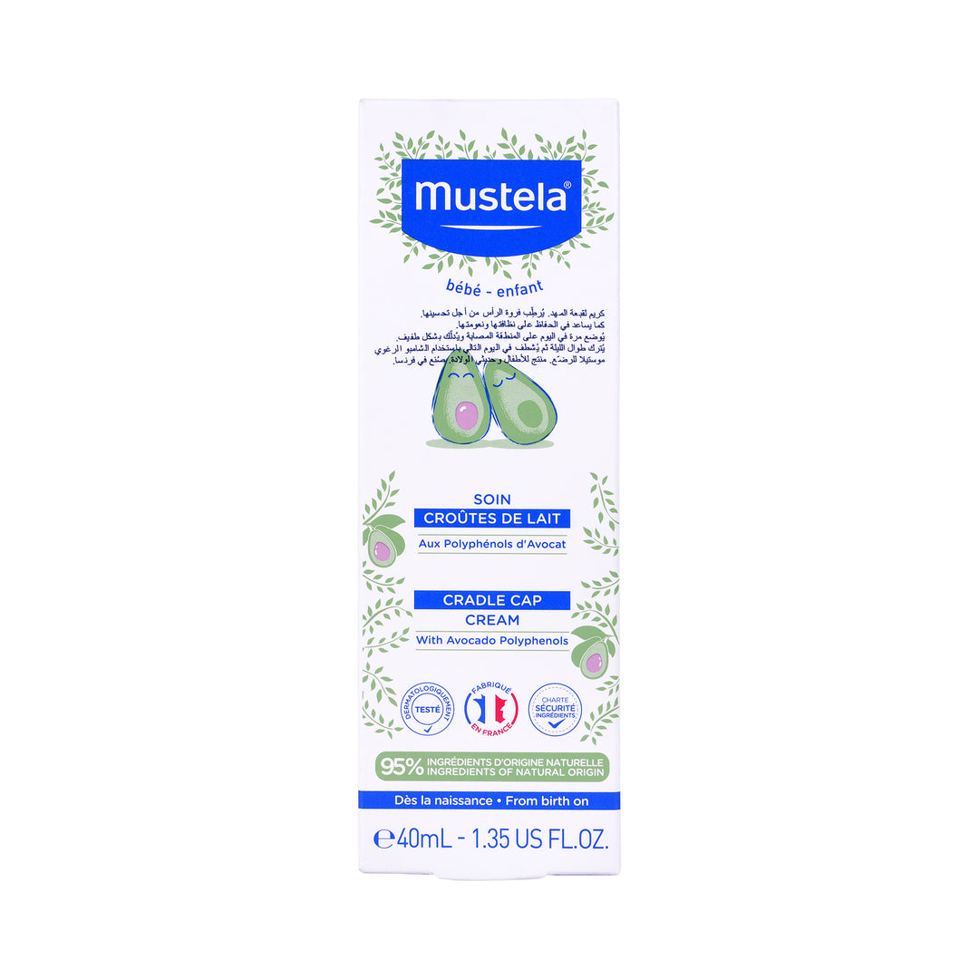 40008-Mustela Bebe-Enfant Cradle Cap Cream 40ml +2