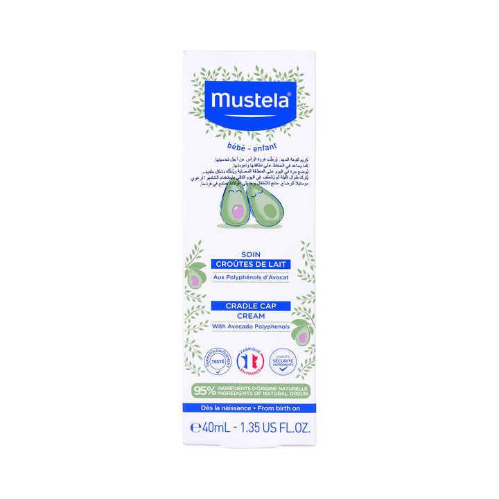 40008-Mustela Bebe-Enfant Cradle Cap Cream 40ml +2