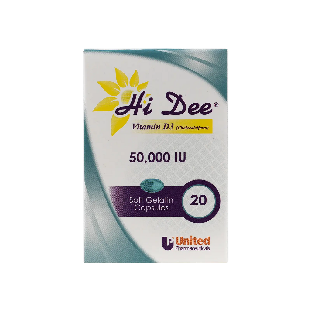 Hi Dee 50,000 Iu 20Cap