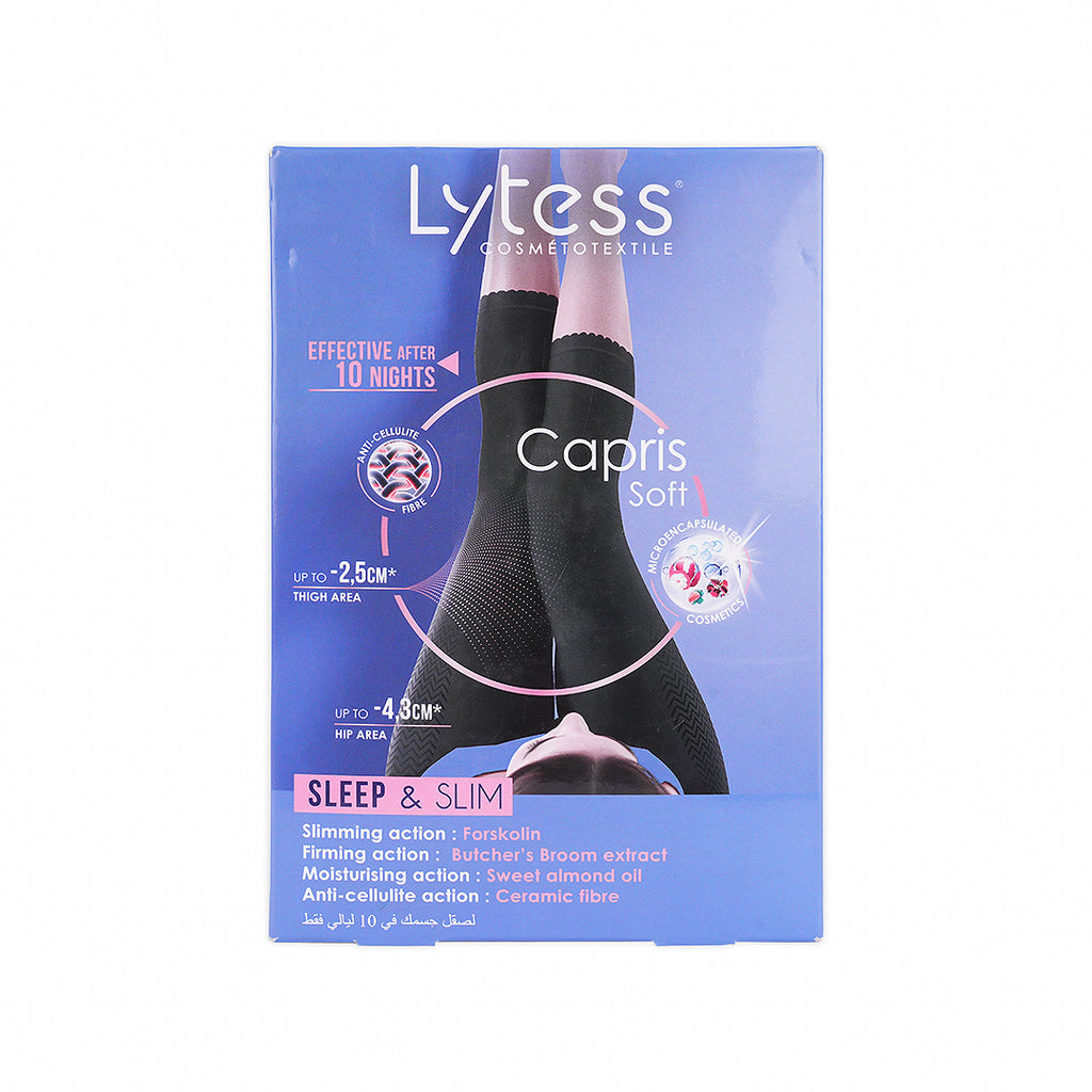 LYTESS CAPRIS SOFT SLEEP & SLIM BLACK-L/XL
