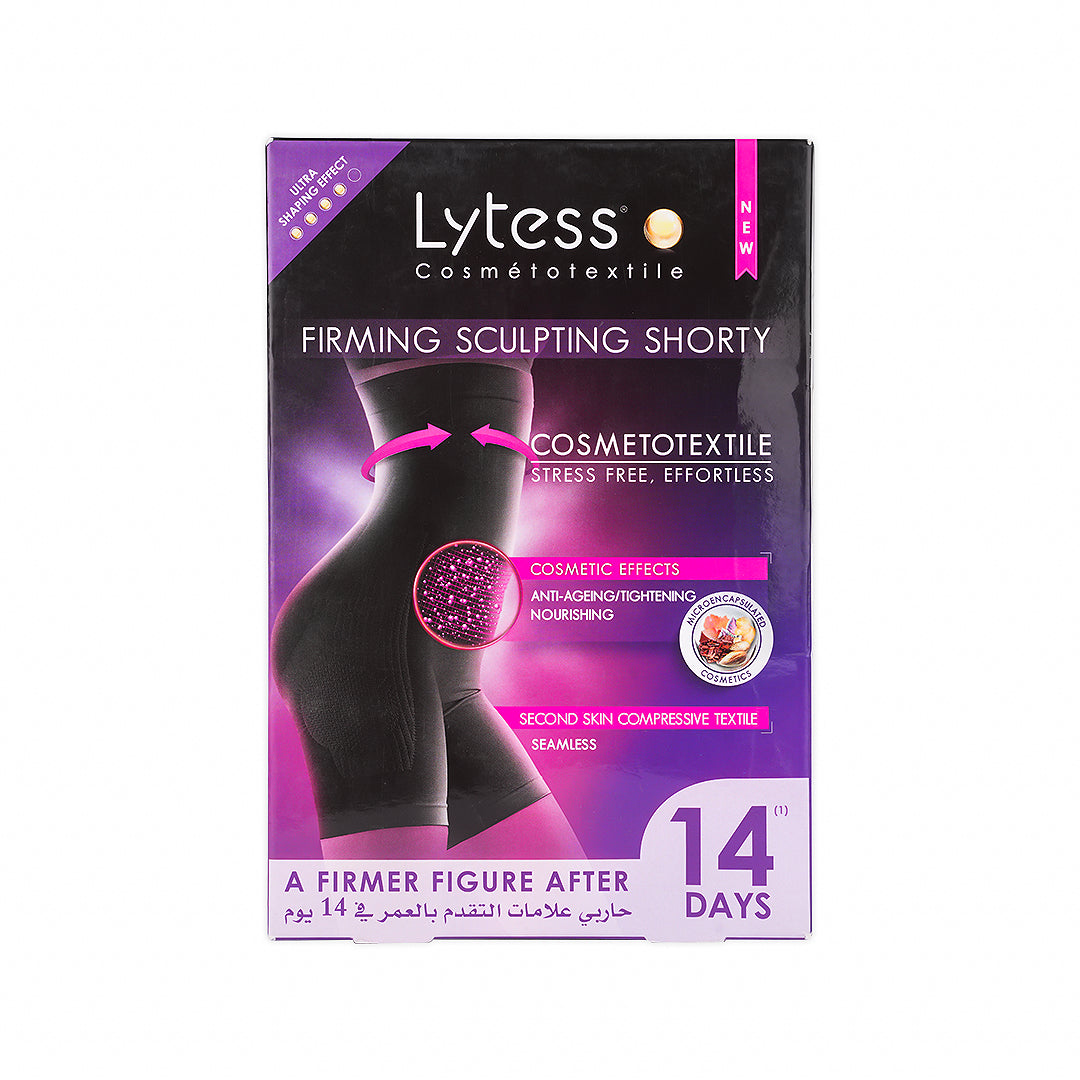 LYTESS CORRECTIVE SHORTY ANTI-AGEING BLACK - S/M