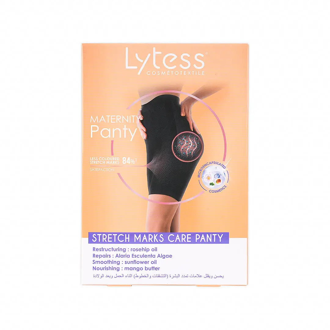 LYTESS STRETCH MARKS CARE PANTY BLACK - L/XL