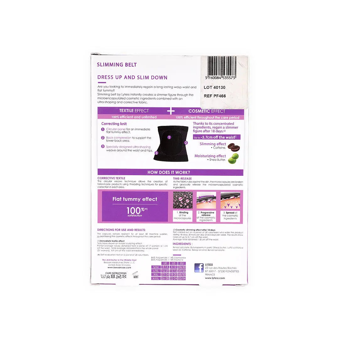 LYTESS CORRECTIVE BELT FLESH - XXXL