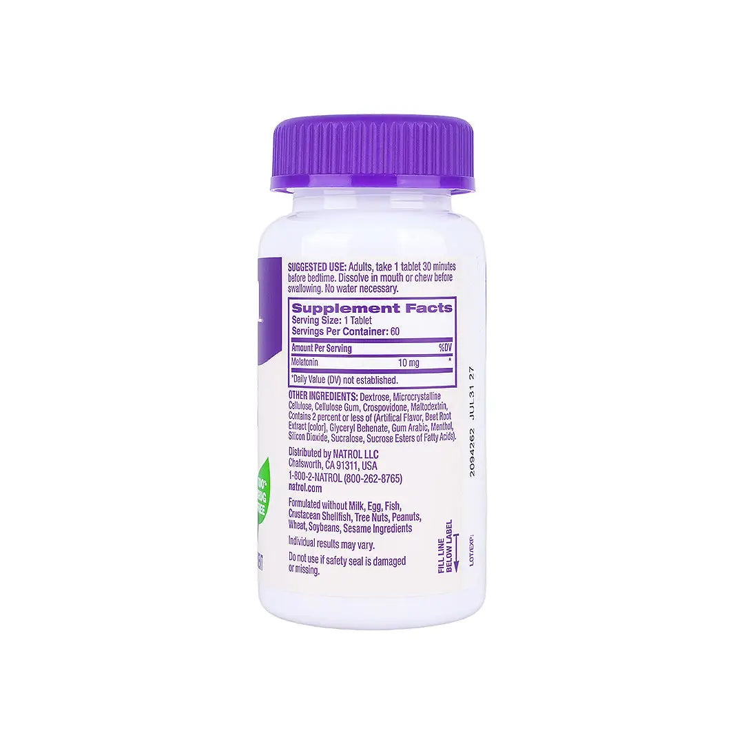 40086-Natrol Melatonin 10Mg 60 Tablets (Strawbery) +2