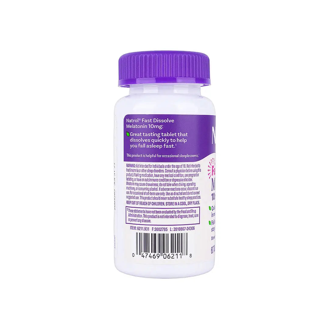 40086-Natrol Melatonin 10Mg 60 Tablets (Strawbery) +3