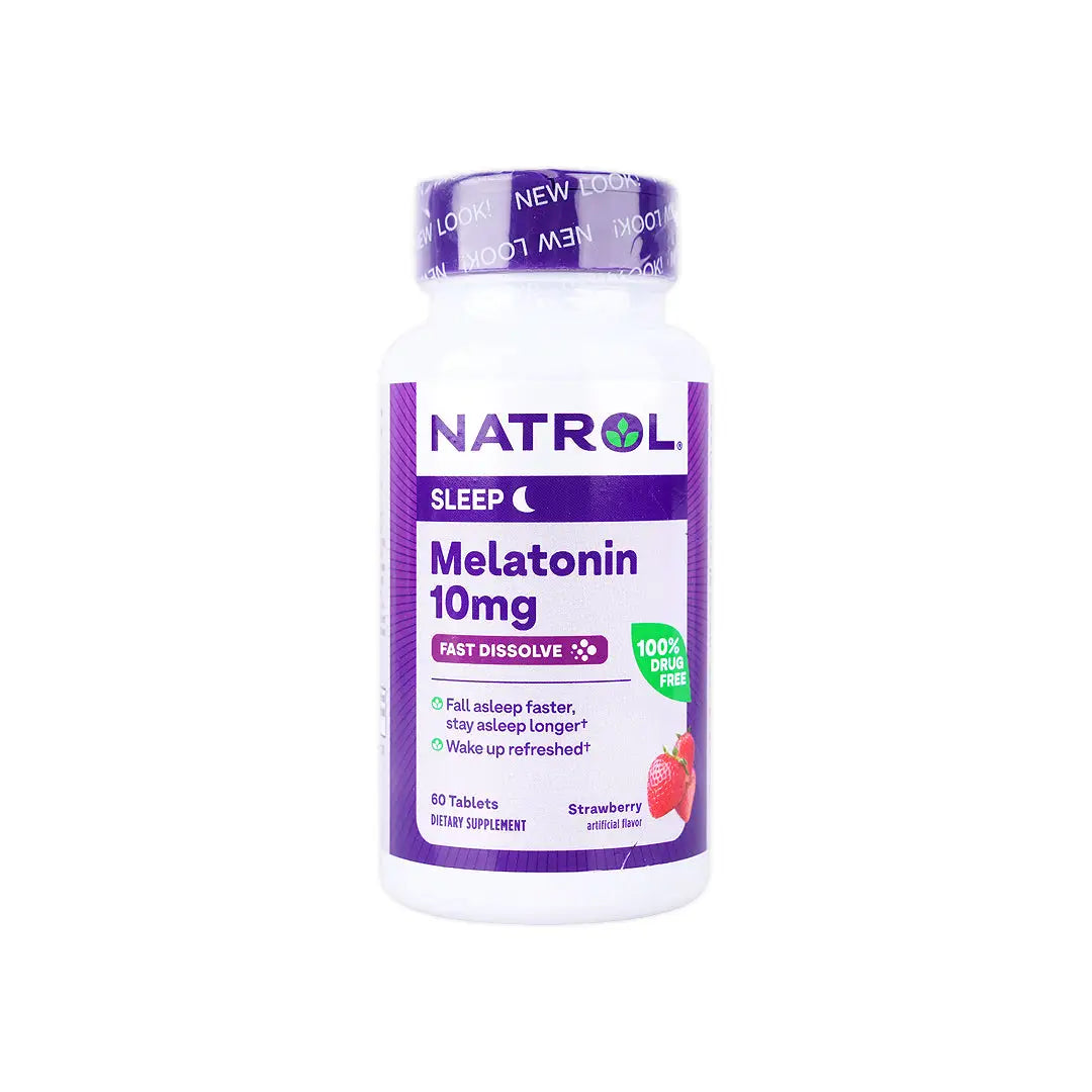 Natrol Melatonin 10Mg 60Tab (Strawbery)