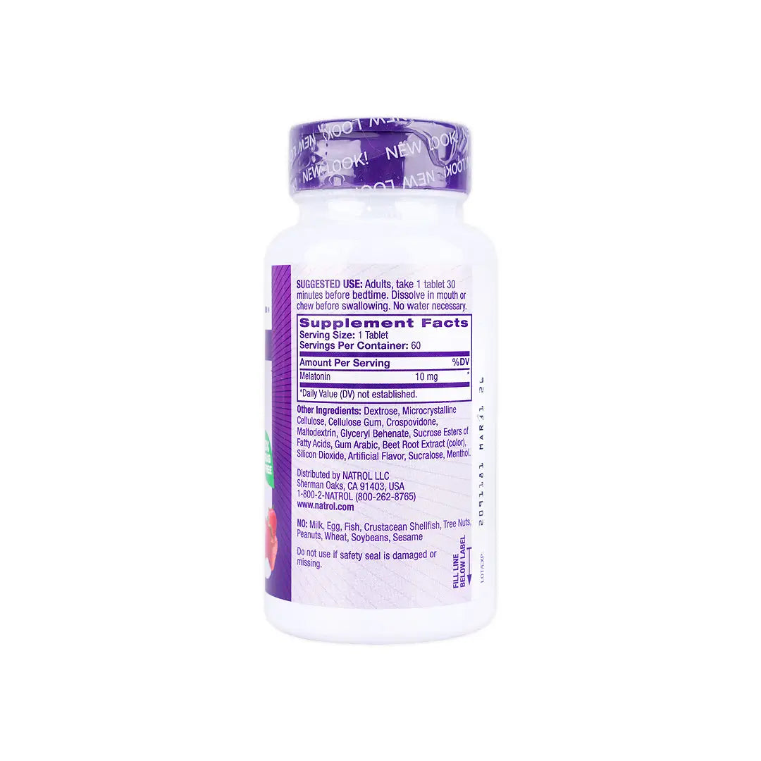 Natrol Melatonin 10Mg 60Tab (Strawbery)