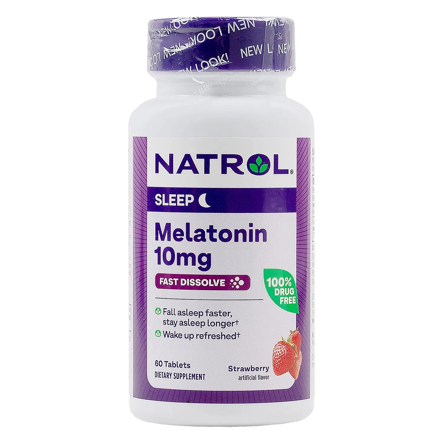 40086-Natrol Melatonin 10Mg 60 Tablets (Strawbery)