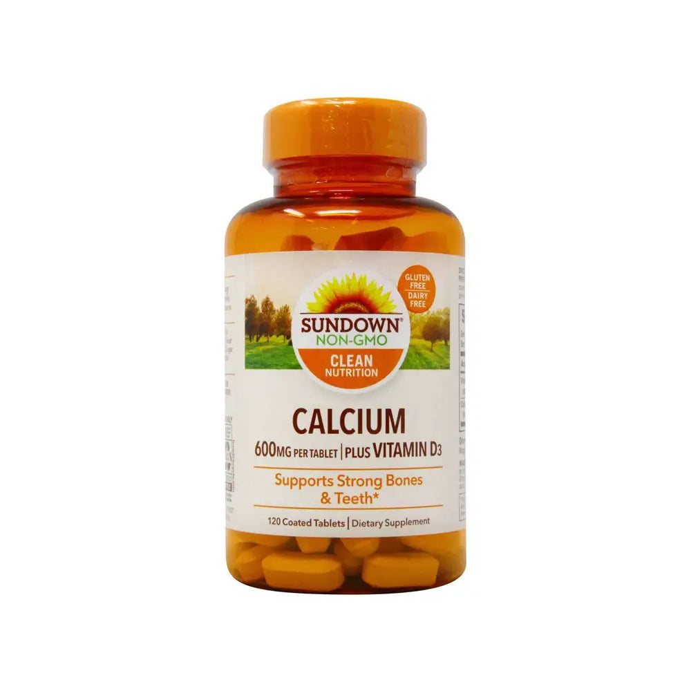 40099-Sundown Calcium 600Mg Plus Vit-D3 120Tab