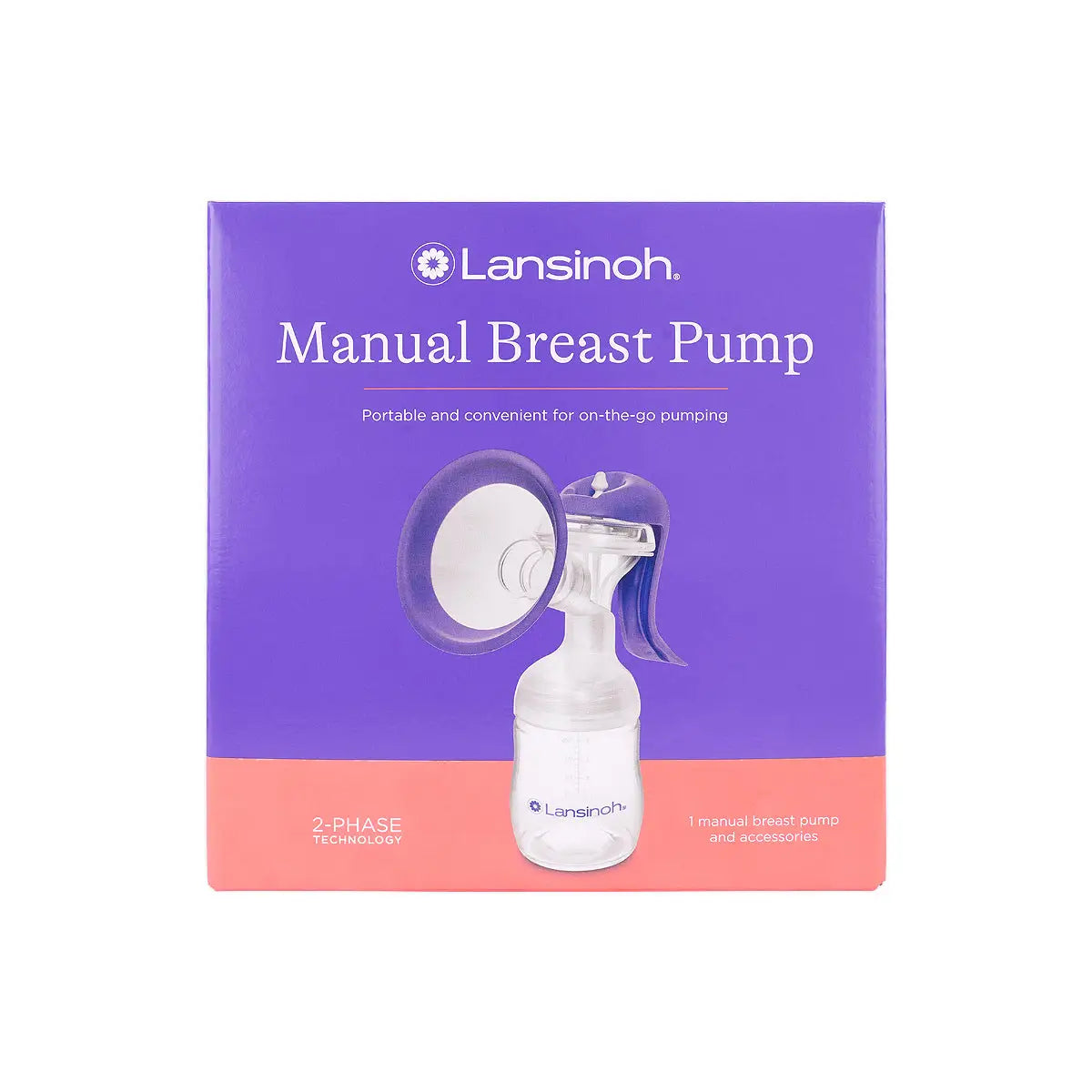 40121-Lansinoh Manual Breast Pump +1