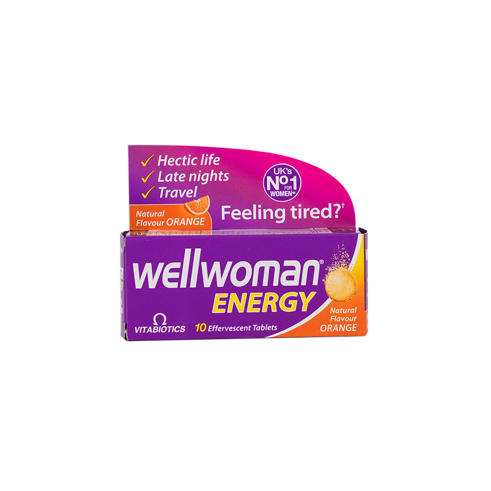 VITABIOTICS WELLWOMAN ENERGY EFFERVESCENT 10TAB