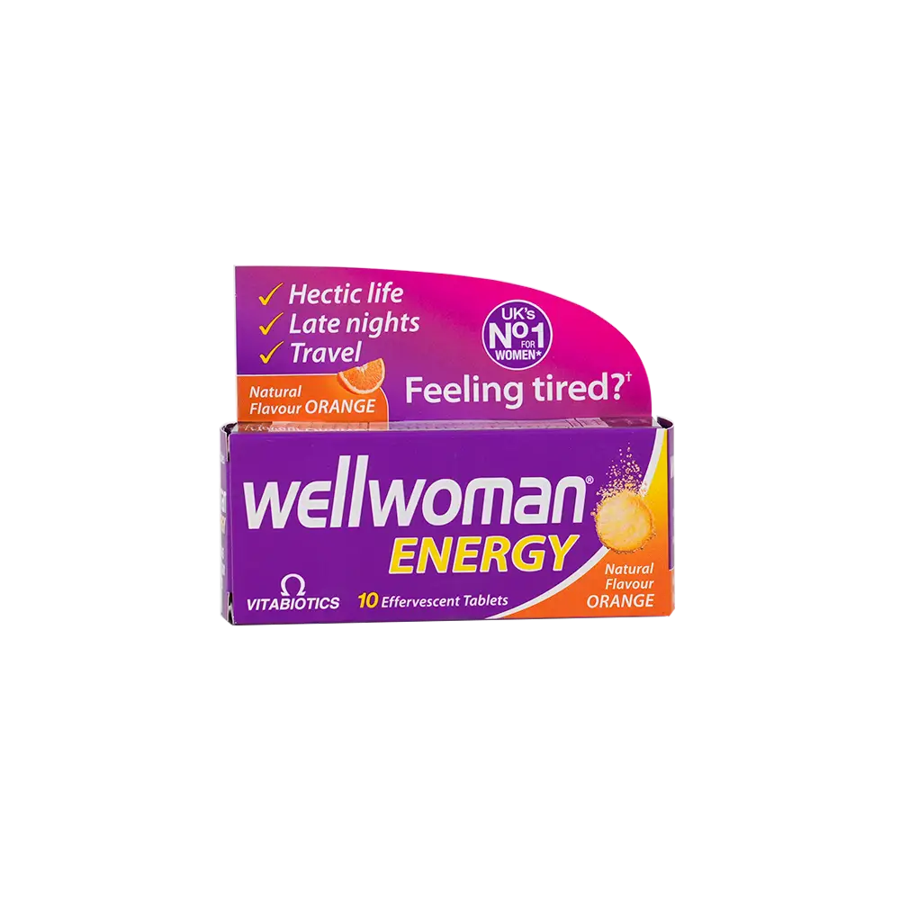 VITABIOTICS WELLWOMAN ENERGY EFFERVESCENT 10TAB