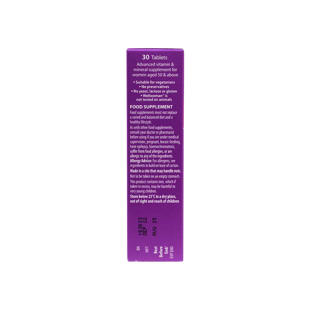 Vitabiotics Wellwoman 50 + Tabs 30