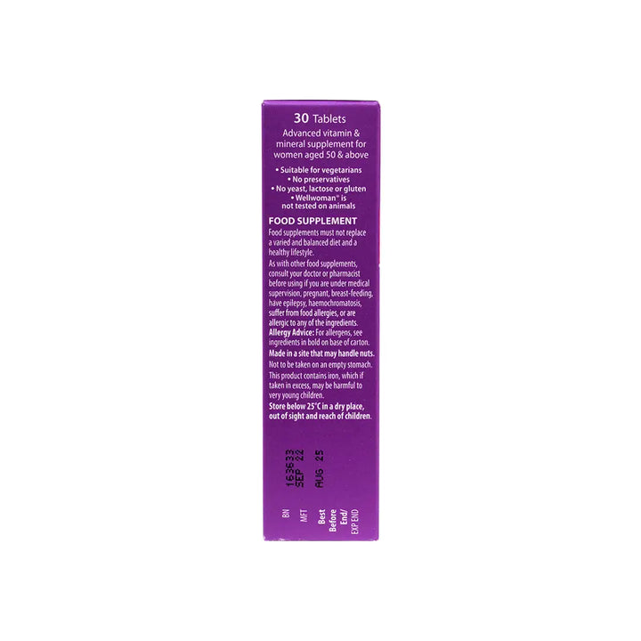 40132-Vitabiotics Wellwoman 50+ Tabs 30 +1
