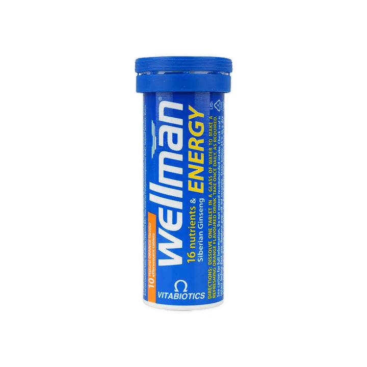 40133-Vitabiotics Wellman Energy Effervescent 10Tab +2