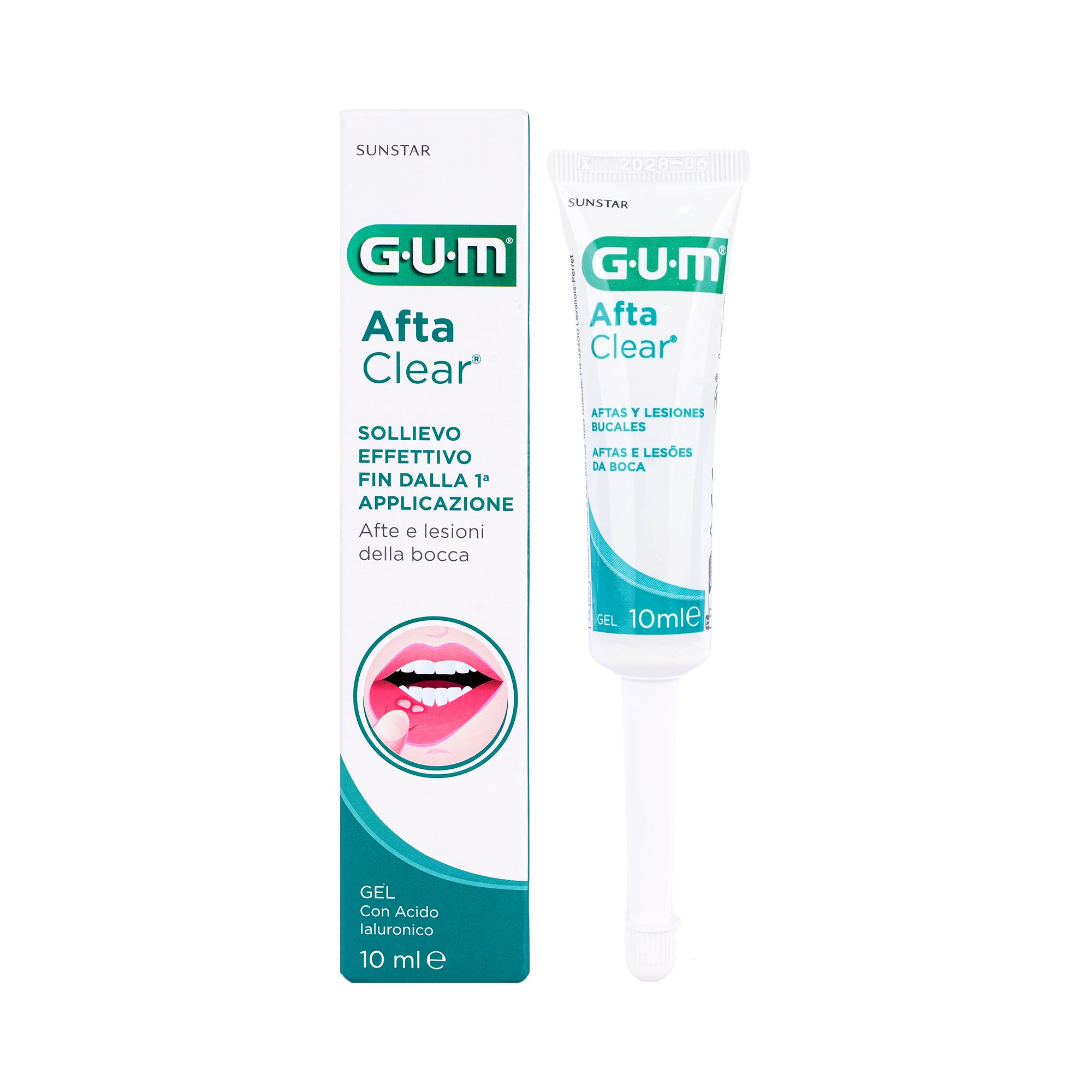 40176-GUM Afta Clear Gel 10ml-2400