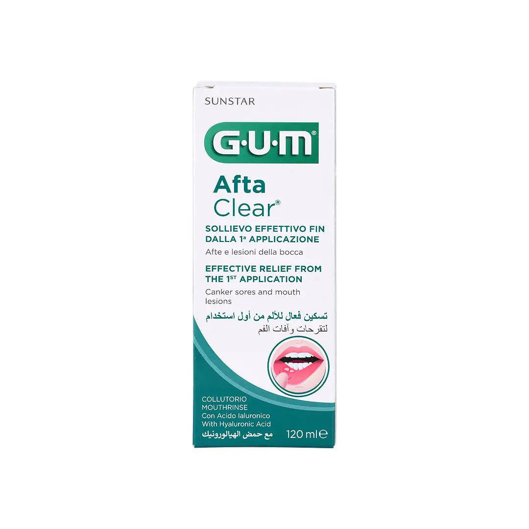GUM Afta Clear Mouthwash 120ml-2410