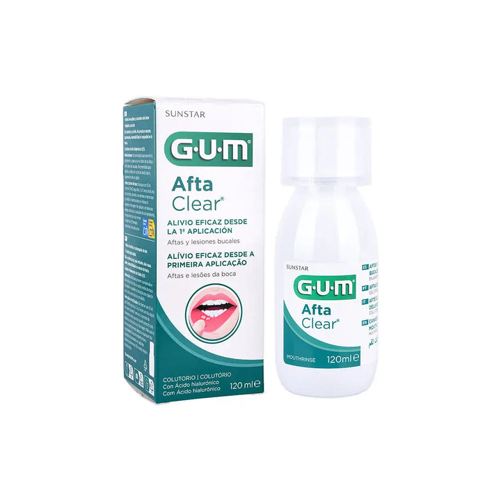 40177-GUM Afta Clear Mouthwash 120ml-2410 +1