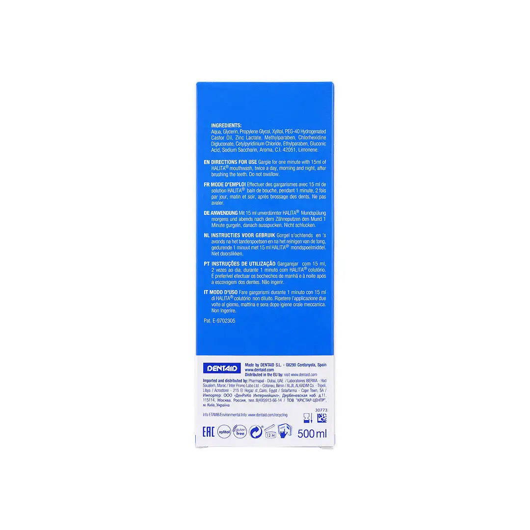 40272-Halita Fresh Breath Mouthwash 500Ml +5