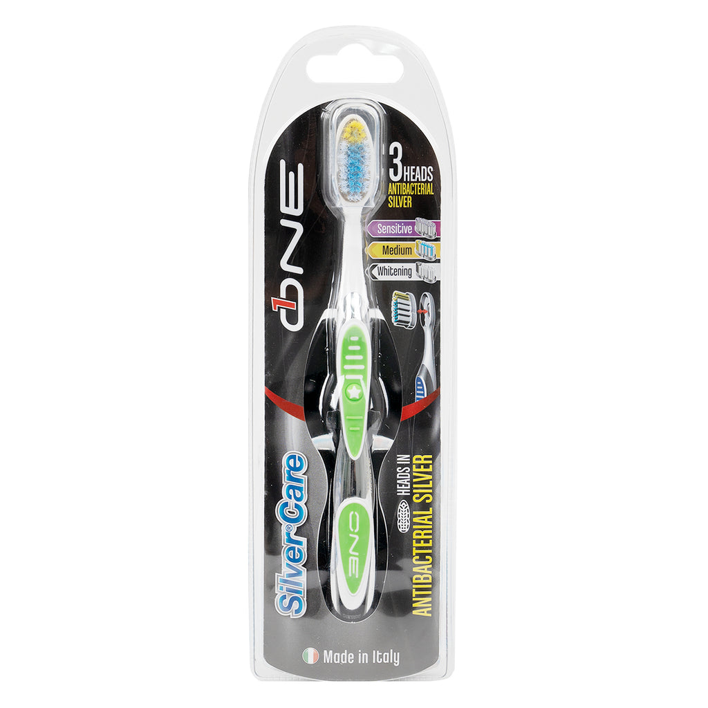 Silver Care One 3heads Antibactrial Toothbrush