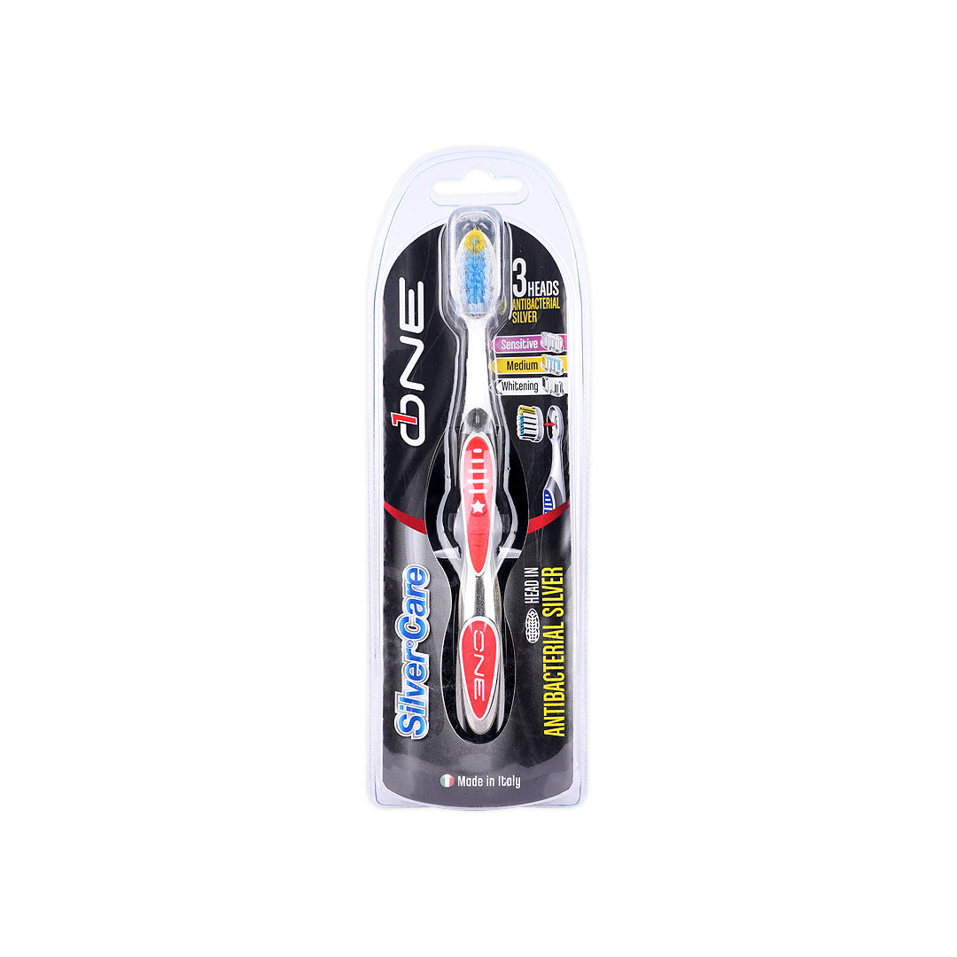 Silver Care One 3heads Antibactrial Toothbrush