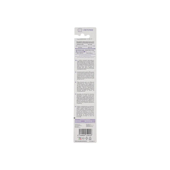 40291-President Defense Medium Toothbrush +1