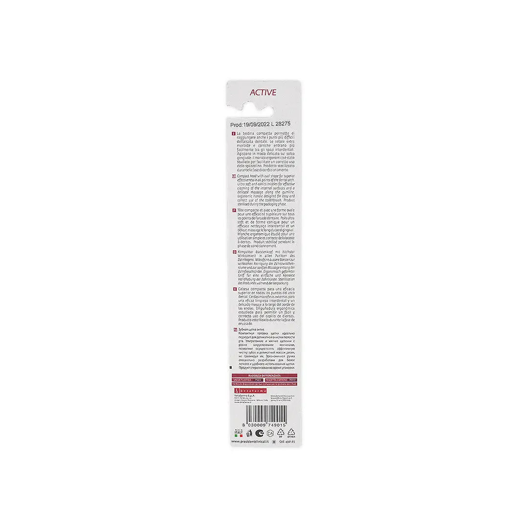 40293-President Active Soft Toothbrush +1