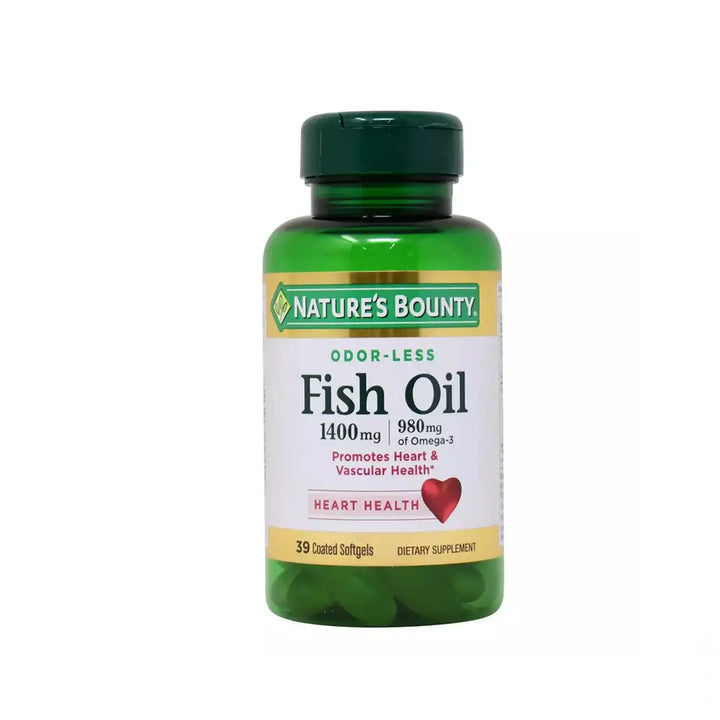 40334-NATURES BOUNTY FISH OIL 1400MG 39 SOFTGELS