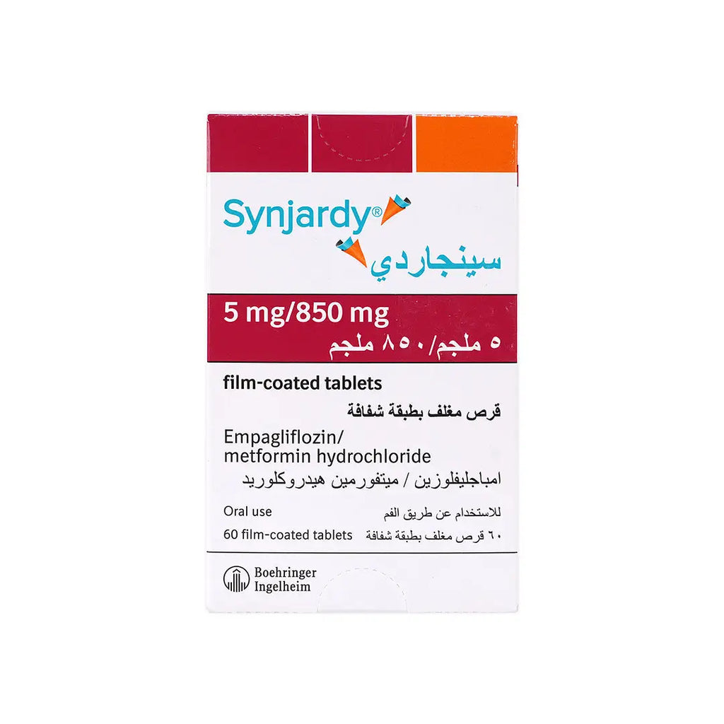 Synjardy 5Mg/850Mg 60 Tablets
