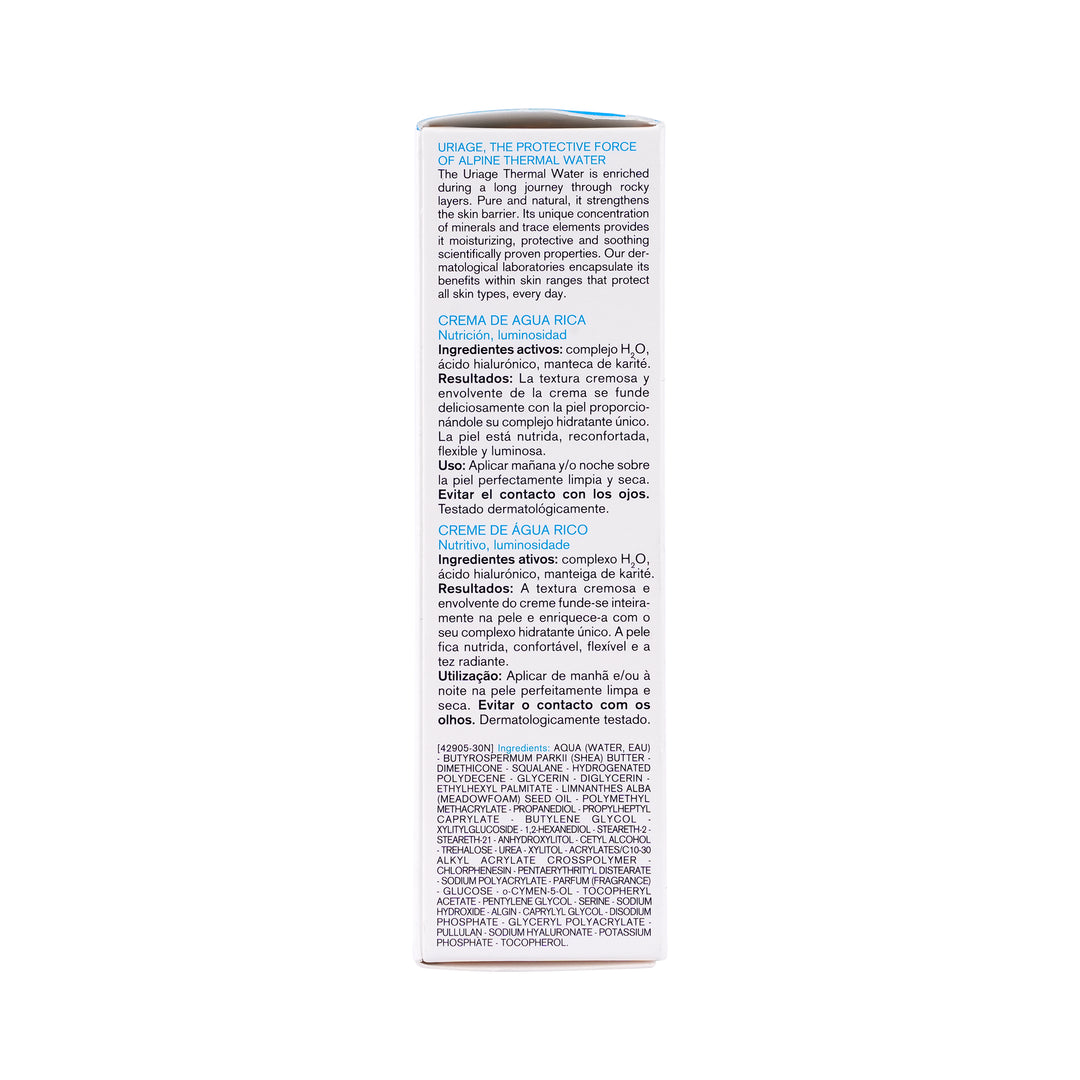 40344-Uriage Eau Thermale Rich Water Cream 40Ml +3