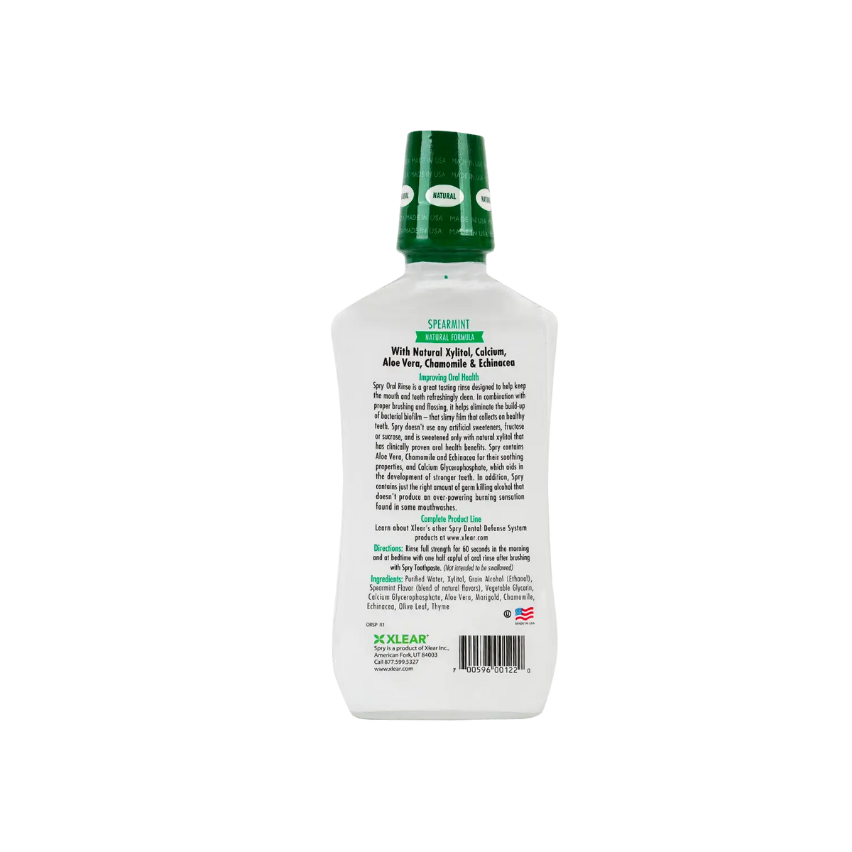 40359-Spry Xylitol Spearmint Mouthwash 473ml +1
