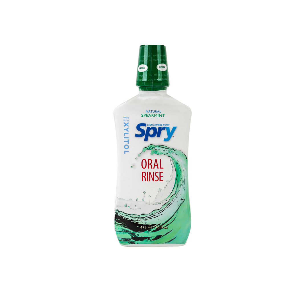 SPRY ORAL RINSE SPEARMINT 473ML