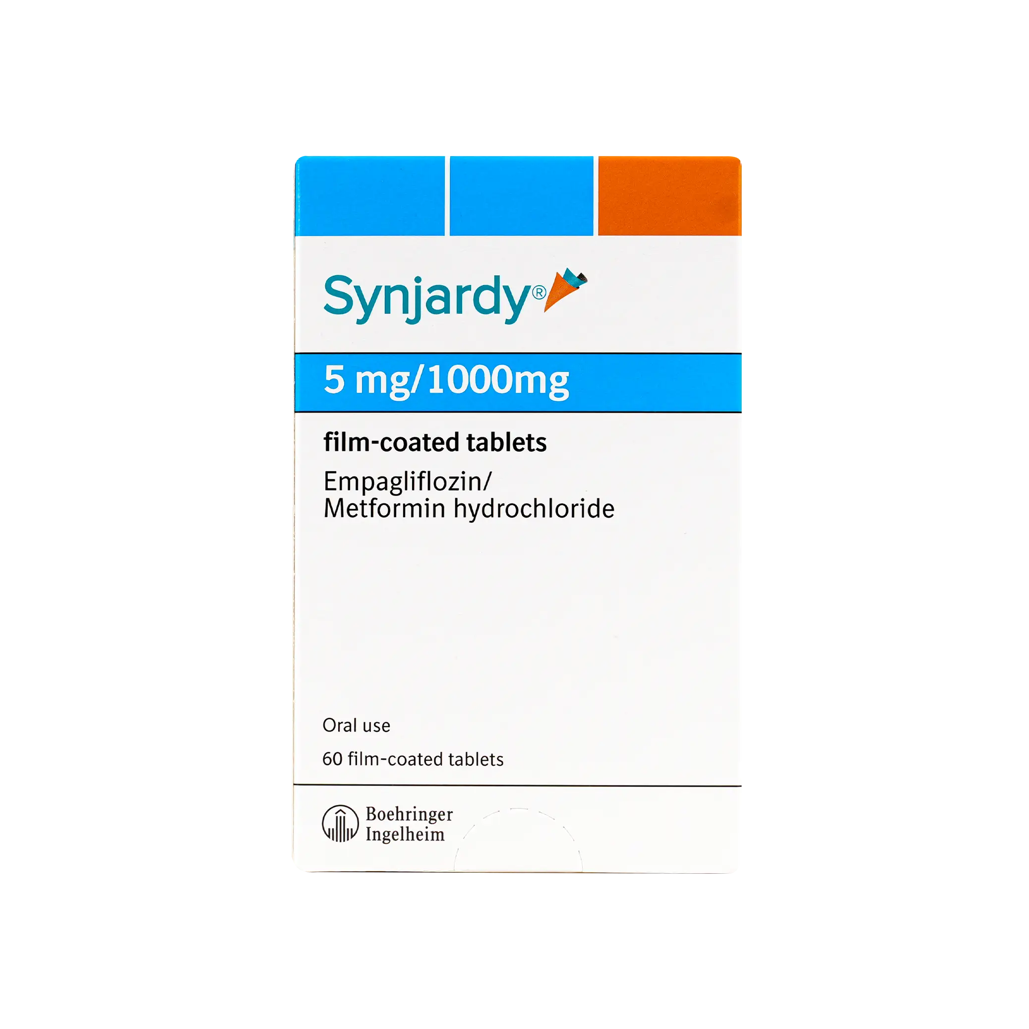 SYNJARDY 5MG/1000MG 60 TABLETS