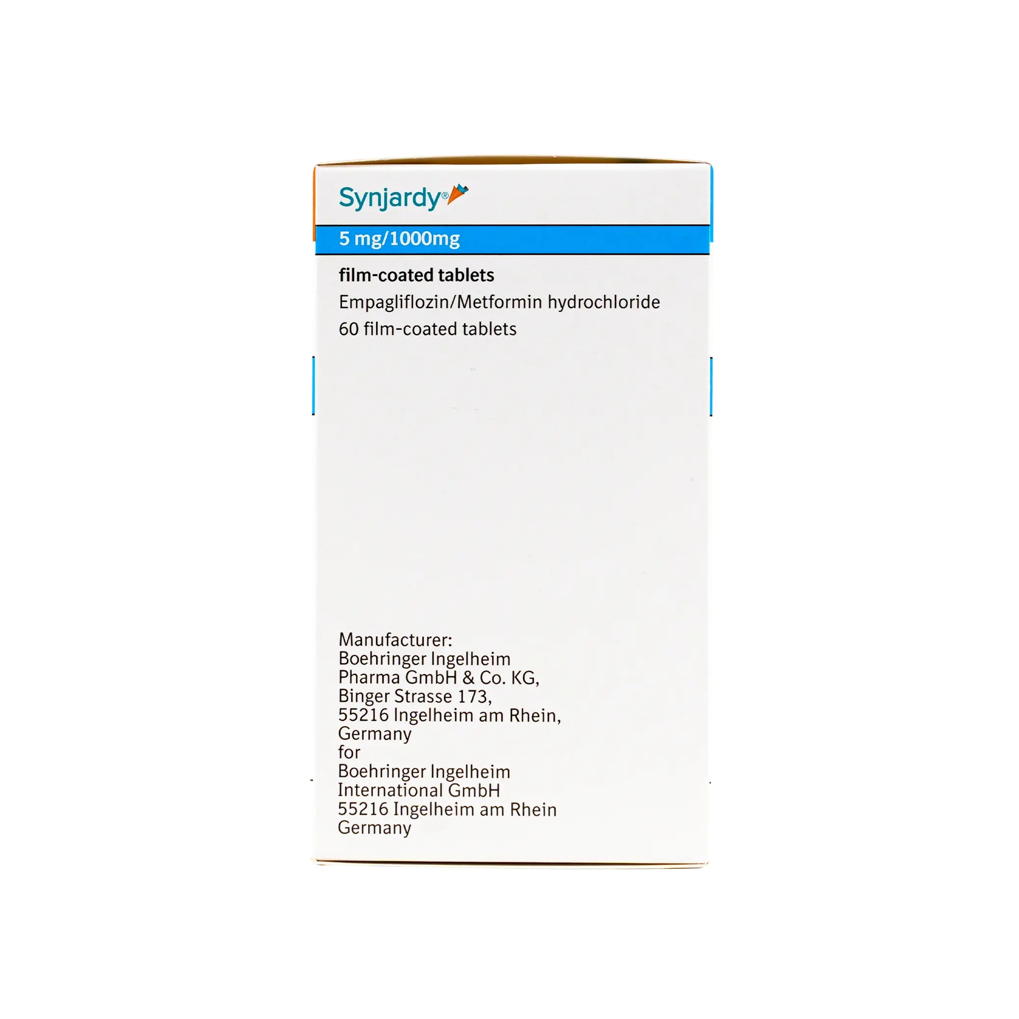 SYNJARDY 5MG/1000MG 60 TABLETS