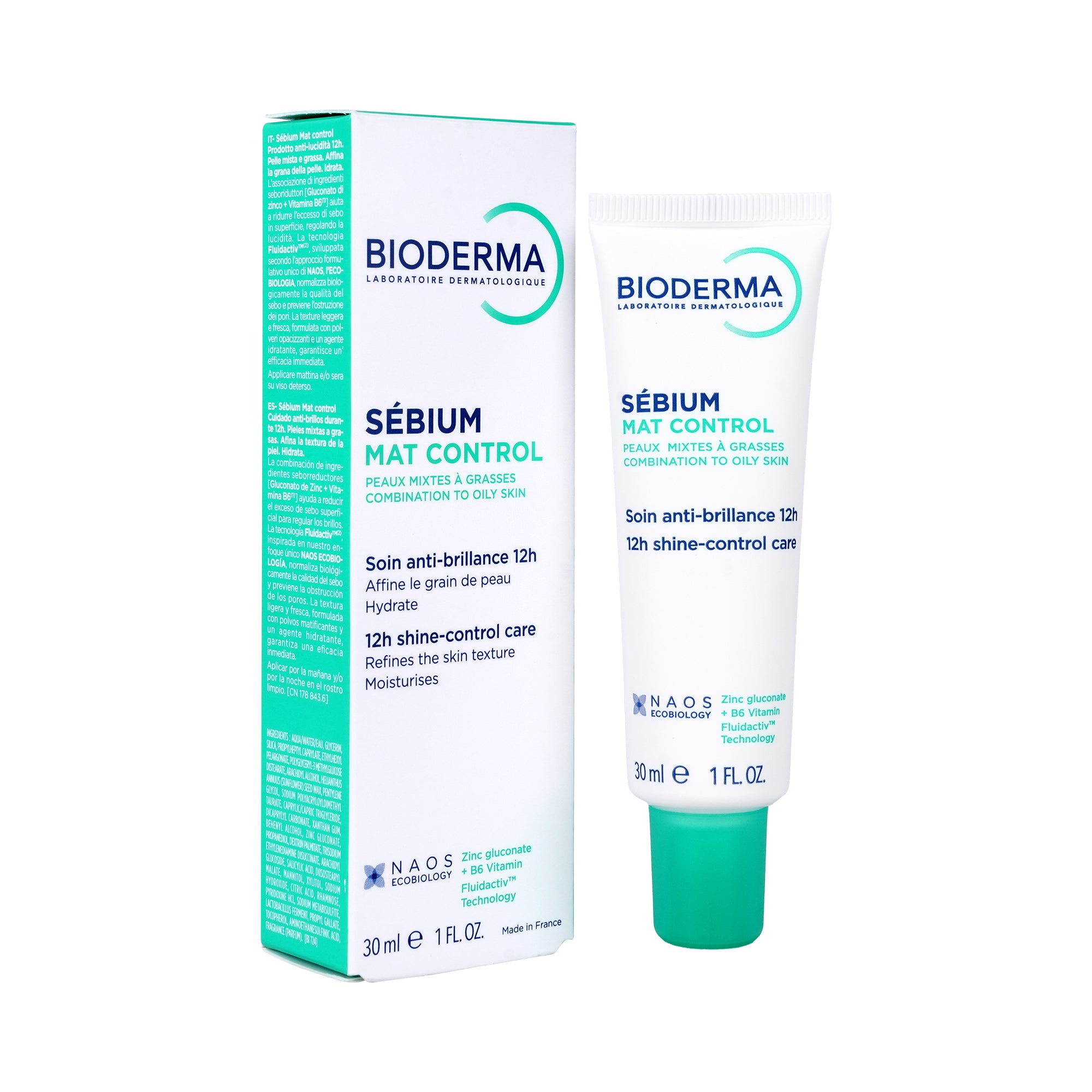 40439-Bioderma Sebium Mat Control Moisturiser 30ml +1