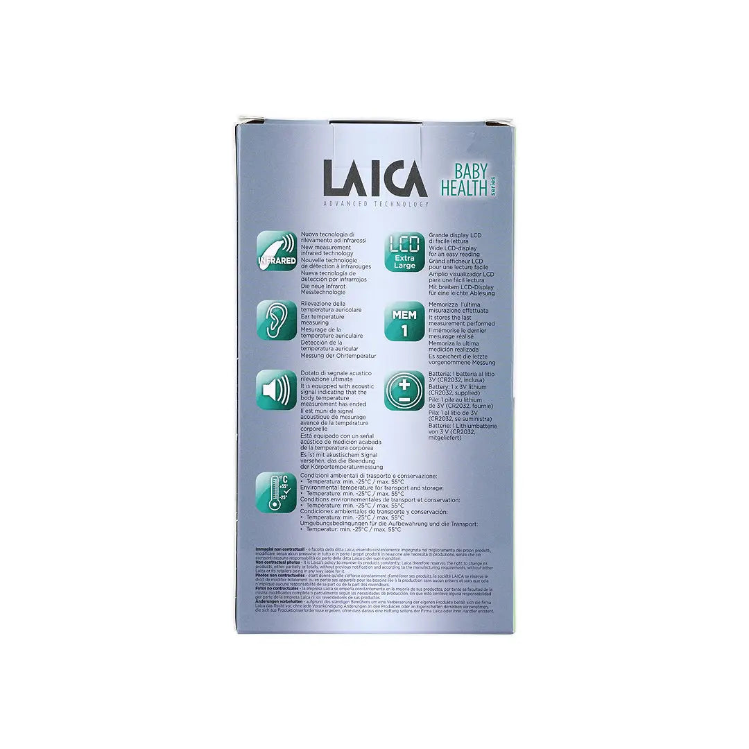 40448-Laica Baby Ear Infrared Thermometer-TH2002 +5