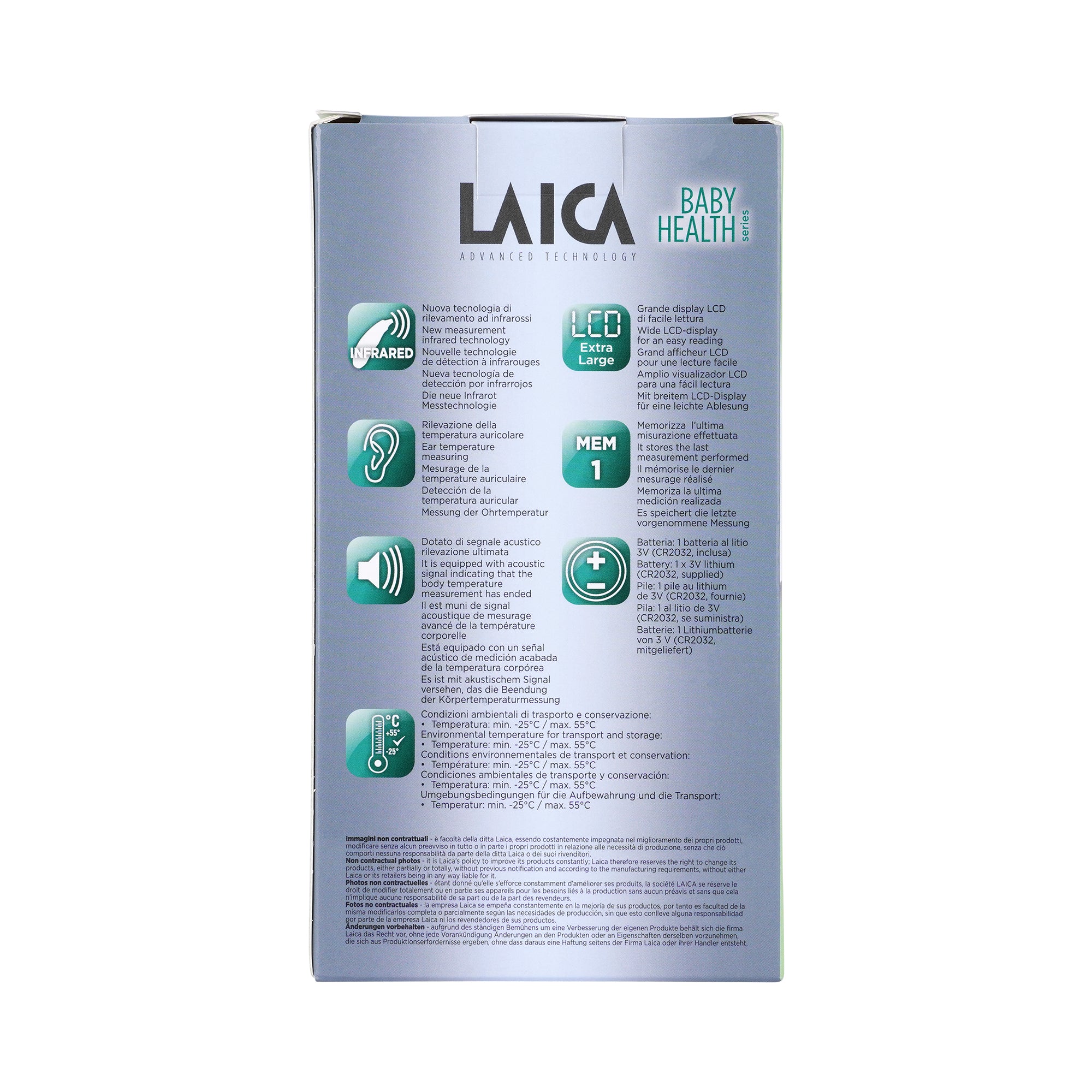 40448-Laica Baby Ear Infrared Thermometer-TH2002 +2
