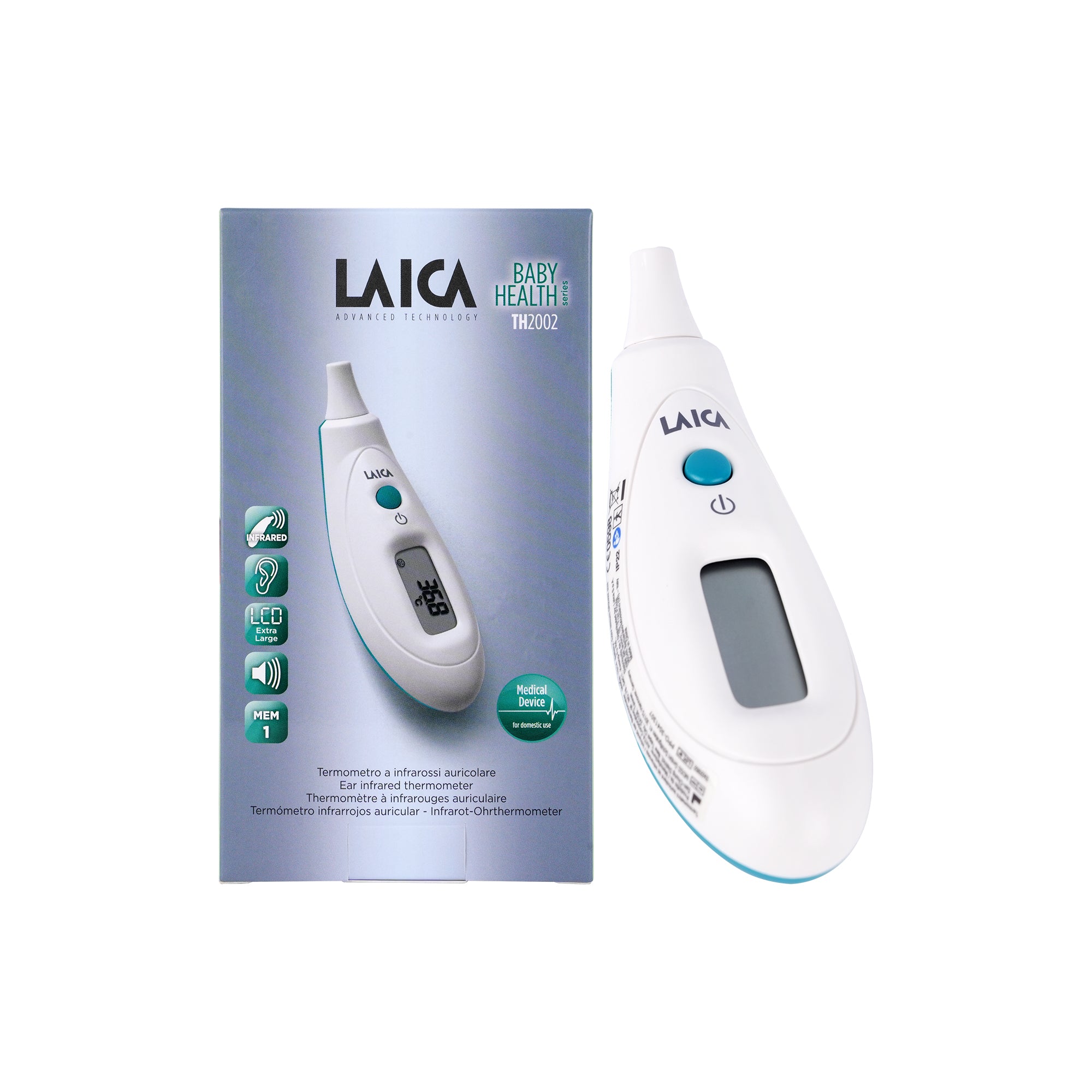 40448-Laica Baby Ear Infrared Thermometer-TH2002