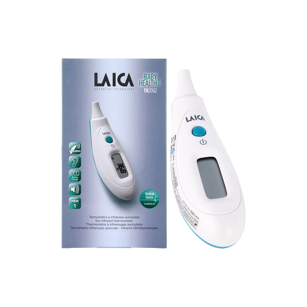 40448-Laica Baby Ear Infrared Thermometer-TH2002