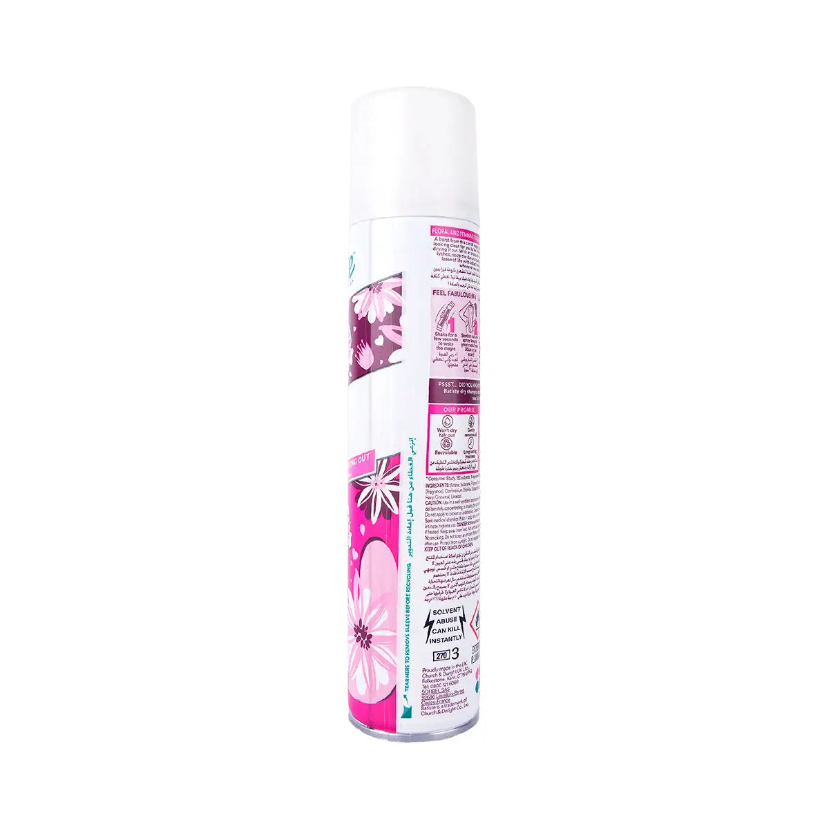 3-Batiste Dry Shampoo 200ml - Blush +2