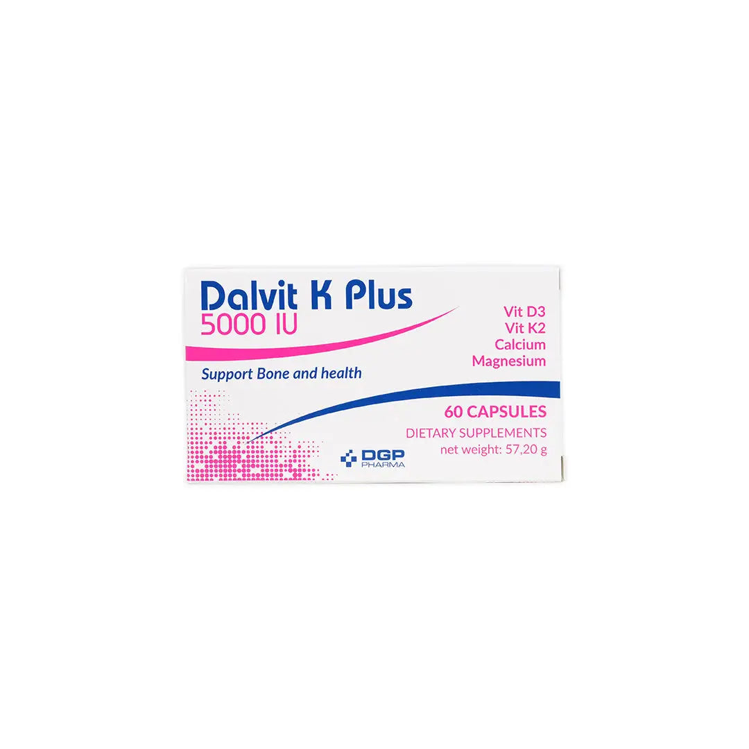 DALVIT K PLUS 5000 IU 60 CAPSULES