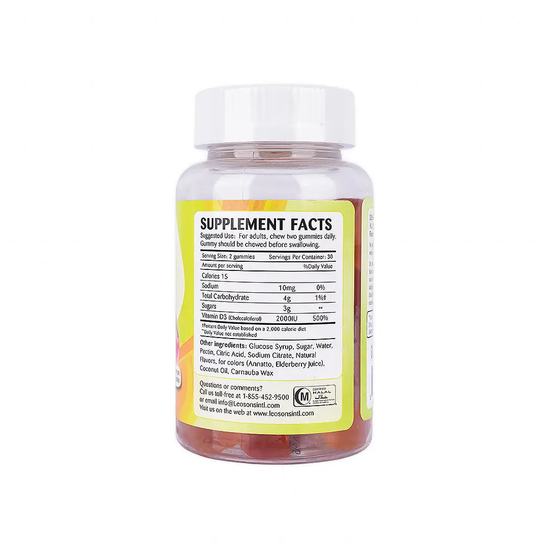 40502-Amerix Gummy Vitamin D3 2000Iu Adults 60Pcs +2