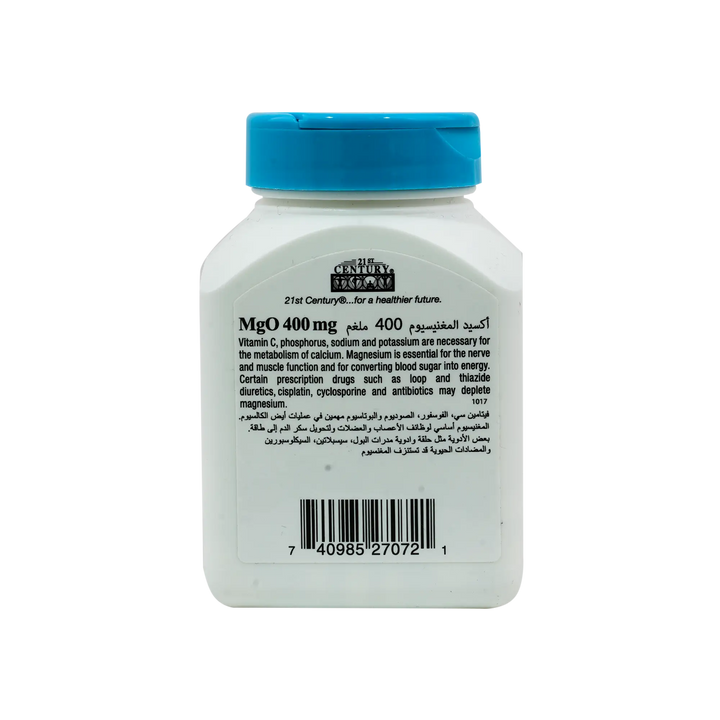 40543-21 Cen Mgo (Magnesium Oxide) 400Mg 90Tab +3
