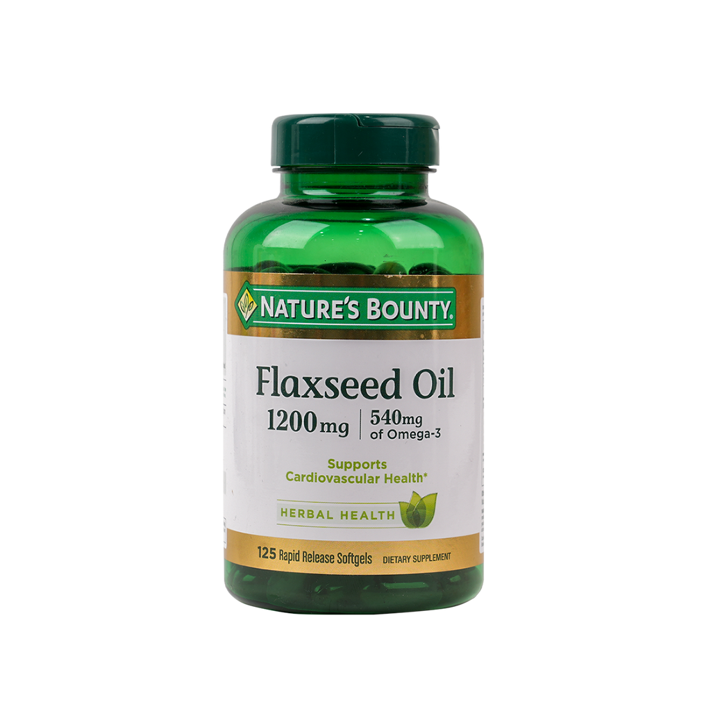 NATURES BOUNTY FLAXSEED OIL 1200MG 125 SOFTGELS