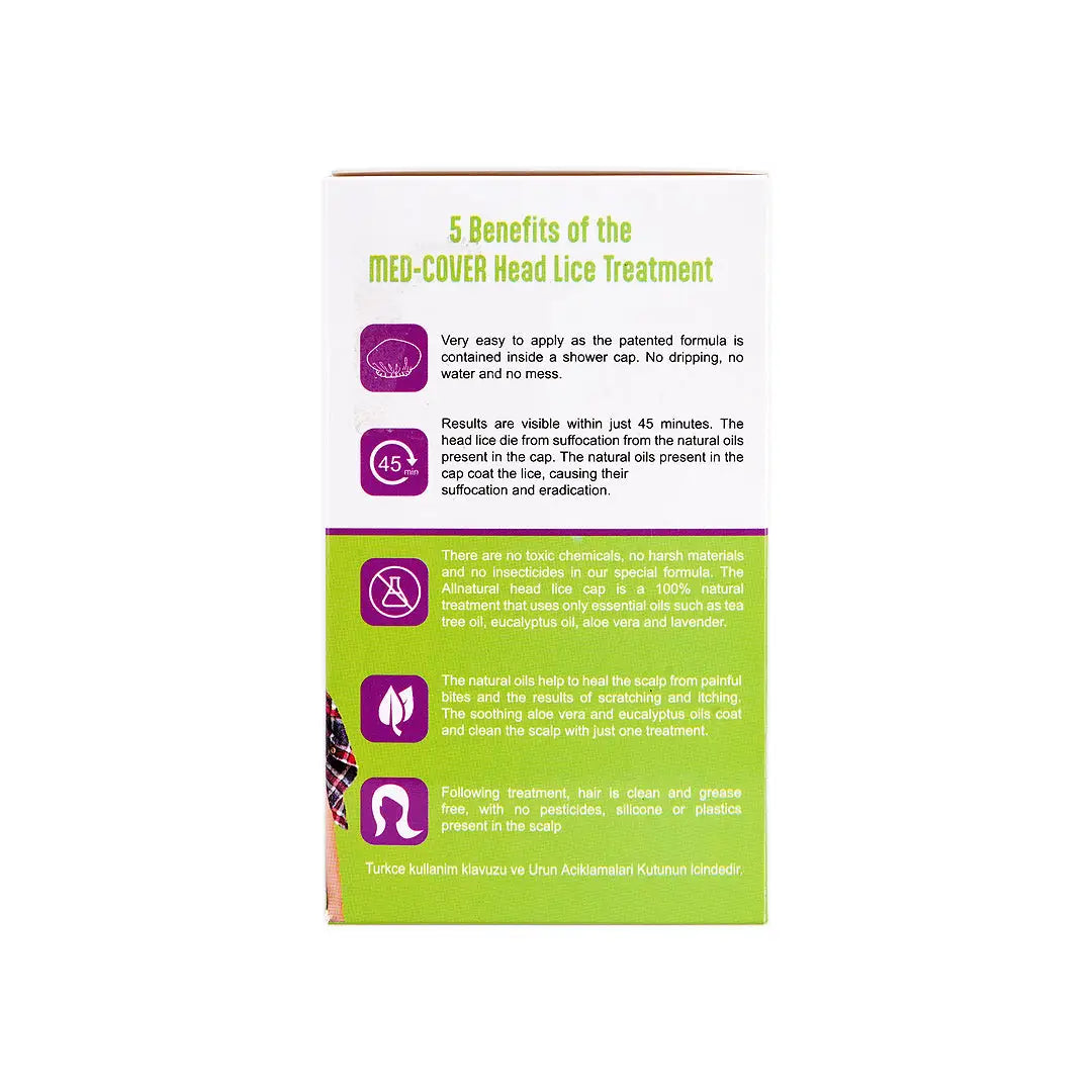 40549-Med-Cover Lice Cap For Lice Treatment +2