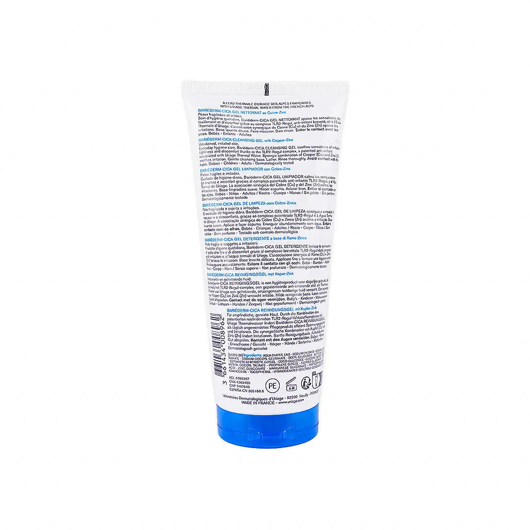 Uriage Bariederm Cleansing Cica-Gel  200Ml