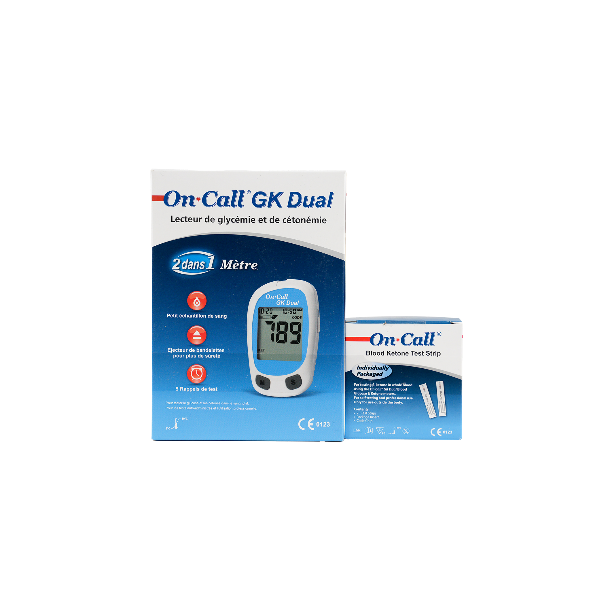 On Call GK Dual Ketone Meter+25 Strips(mmol/dL)